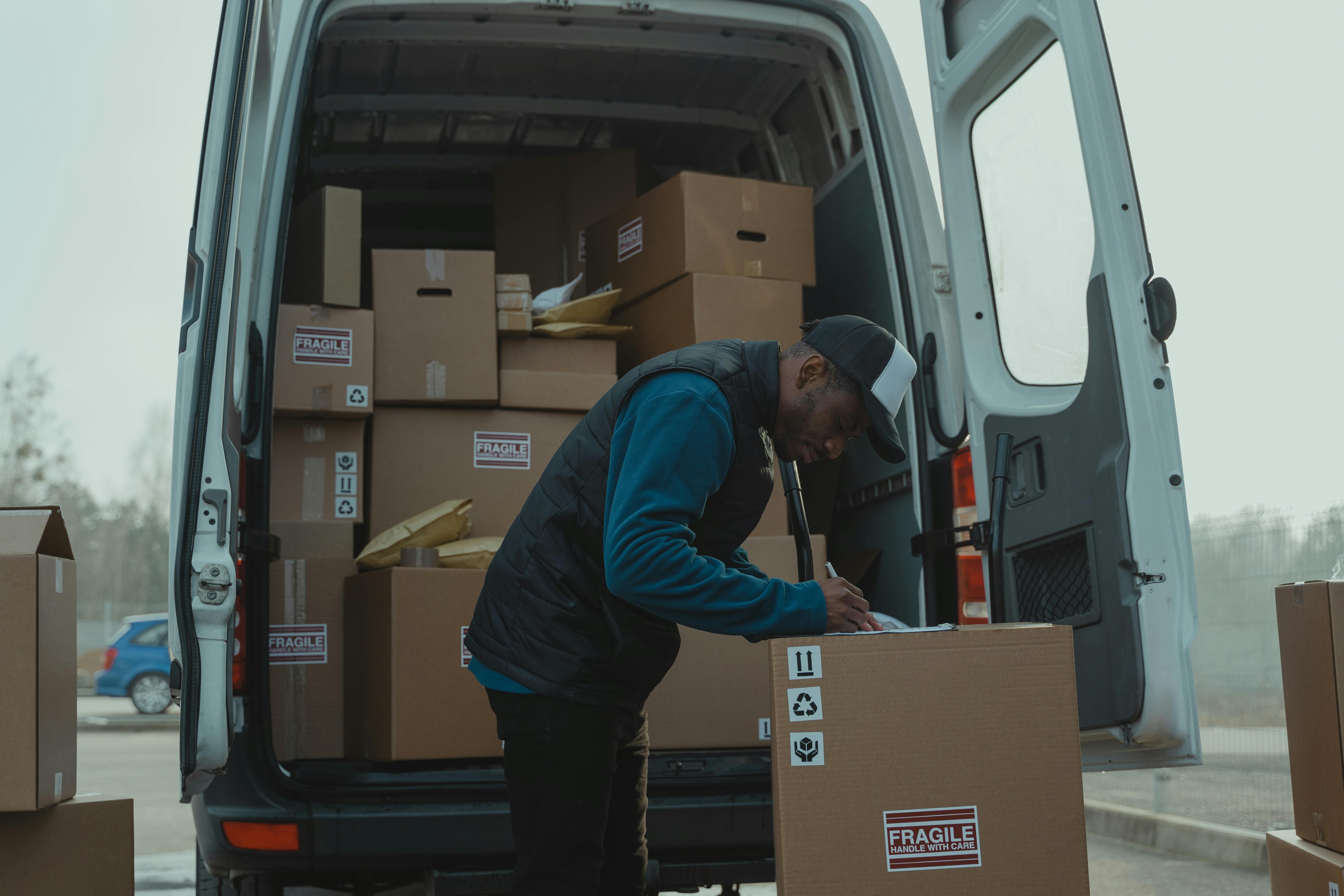 Our team loading a bakkie